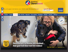 Tablet Screenshot of dierennood.nl
